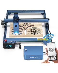 ATOMSTACK A20 Pro Laser Gravur 20W Laser Schneider mit optischer Leistung mit F30 Luftunterstützungssatz und Bedienfeld und Gravurbereich 400 x 400mm