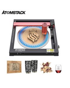 AtomStack A24 Pro Optische Leistung 24 W Lasergravierer Unibody-Rahmen Keine Montage erforderlich